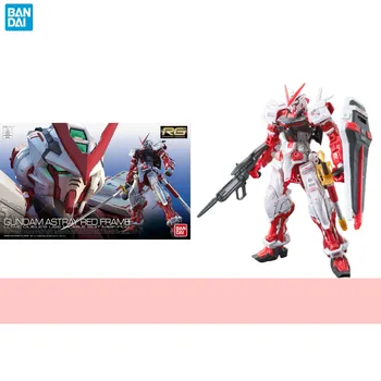 Bandai GUNDAM Original de Anime RG 1/144 RG19 MBF-P02 Gundam Astray Moldura Vermelha, Figura de Ação Brinquedos Colecionáveis Presentes para Crianças